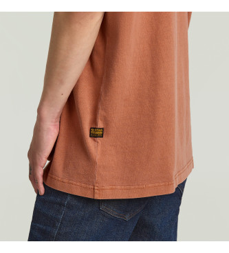 G-Star T-shirt surdimensionn  empicement central marron