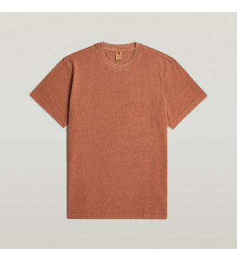 G-Star T-shirt surdimensionn  empicement central marron