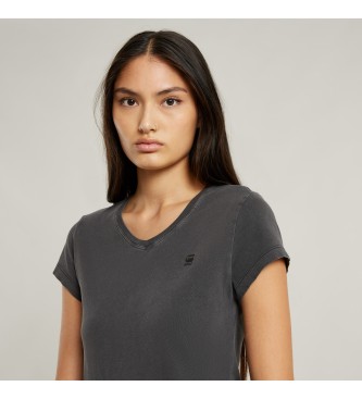 G-Star T-shirt Overdyed Eyben Slim V noir