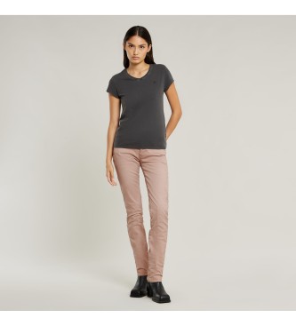 G-Star T-shirt Overdyed Eyben Slim V noir