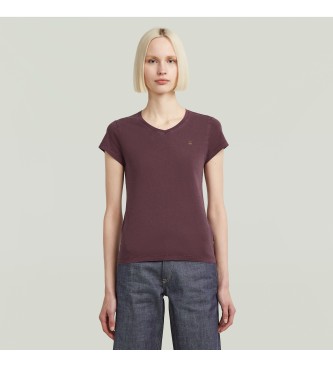 G-Star Camiseta Overdyed Eyben Slim V 2.0 lila