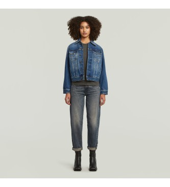 G-Star T-shirt Overdyed Front Seam w kolorze szarym