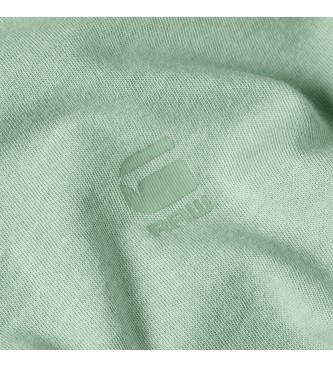 G-Star T-shirt Overdyed Front Seam zielony