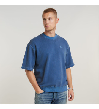G-Star Overgeverfd los T-shirt blauw