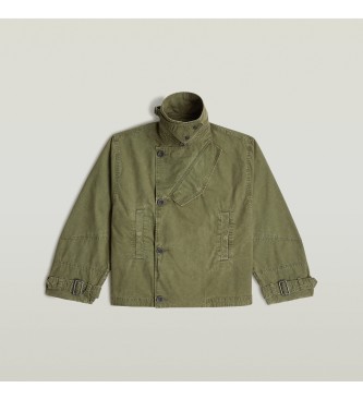 G-Star Overdimensioneret gr�n trenchcoat