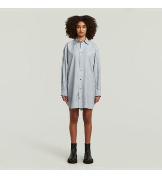 G-Star bergroes Kleid blau