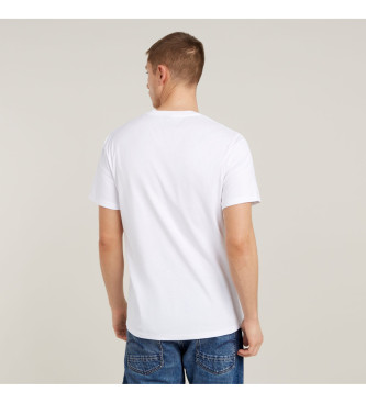 G-Star Frpackning med 2 Base V-Neck T-shirts vit