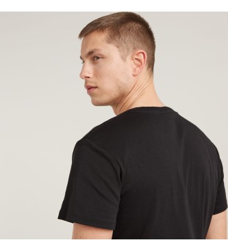 G-Star Pack Of Two Base T-Shirts com decote em V preto