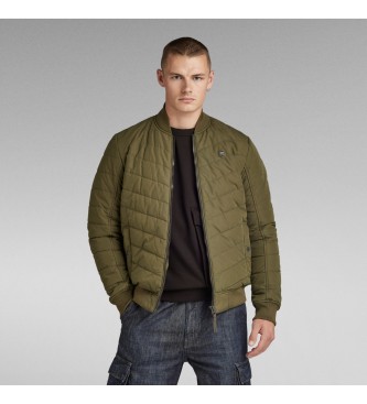 Padded Bomber Jacket green