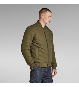 G-Star Veste bombardier matelasse verte 