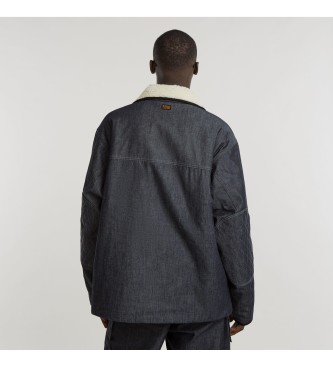 G-Star Manteau Shanorak rembourr bleu fonc