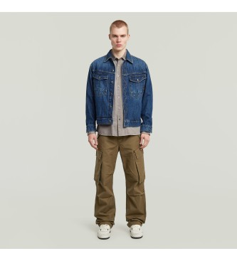 G-Star Brown Panelled Shirt