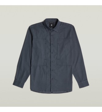 G-Star T-shirt Panelled Pocket Regular navy