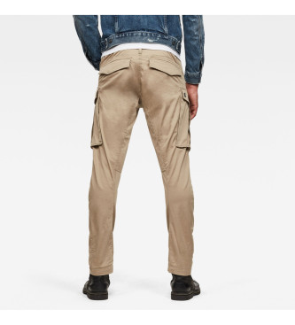 G-Star 3D Cargo Rechte Taps toelopende broek beige