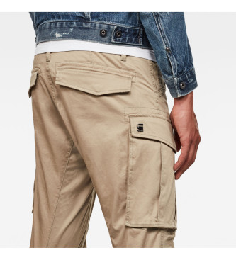 G-Star 3D Cargo Straight Tapered Trousers beige