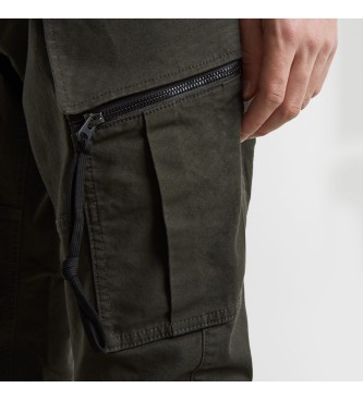 G-Star Hlače Zip Pocket 3D Skinny Cargo 2.0 asfaltno sive