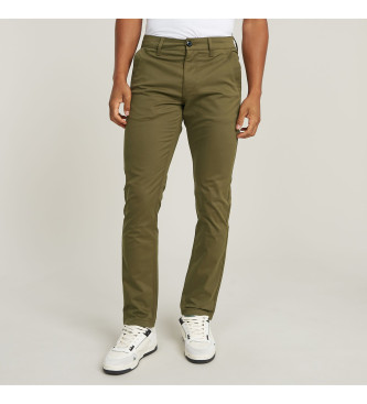 G-Star Pantaloni chino slim verdi