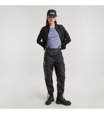 G-Star Cargo Cropped broek met trekkoord zwart