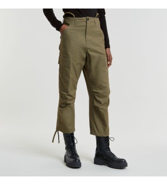 G-Star Cargo Cropped Drawcord Trousers green