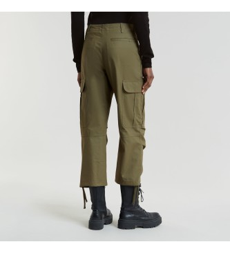 G-Star Cargo-Cropped-Hose mit Kordelzug grn