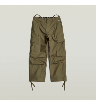 G-Star Pantaln Cargo Cropped Drawcord verde