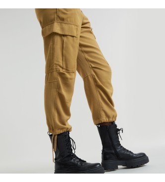 G-Star Cargo Cropped Broek met Trekkoord Bruin