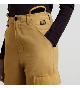 G-Star Cargo Cropped Drawcord Trousers brown