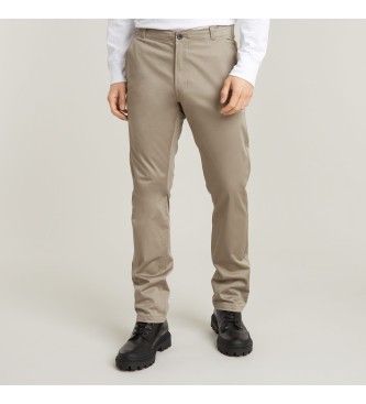 G-Star Spodnie Mosa Straight Chino w kolorze brązowym