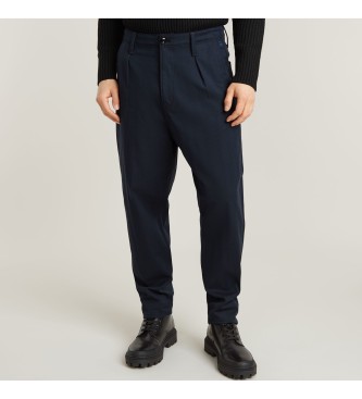 G-Star Chino pliss Pantalon dcontract marine