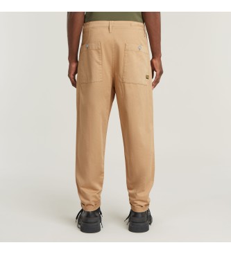 G-Star Plisserad Chino Relaxed Tapered beige byxor