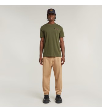 G-Star Plisserad Chino Relaxed Tapered beige byxor