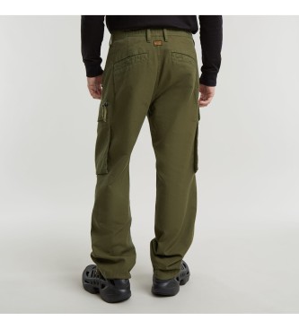 G-Star Pantaln R-3N Regular Straight Cargo verde