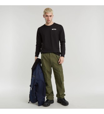 G-Star R-3N Regular Straight Cargo Trousers zielone