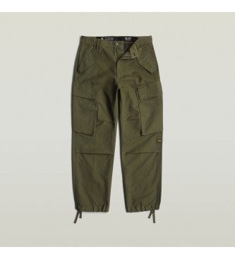 G-Star R-3N Regular Straight Cargo Trousers zielone