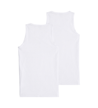 G-Star Pack Of Two White Tank Tops Base White