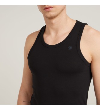 G-Star Set van twee zwarte tanktops Base Black