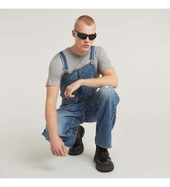 G-Star Denim 3D Lose blaue Latzhosen