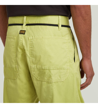 G-Star Pantaln 3D plisado verde