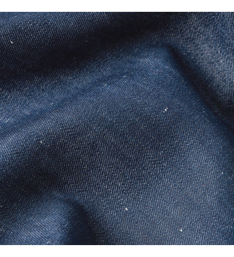 G-Star Pantaloni Chino Blu Conici e Rilassati a Pieghe