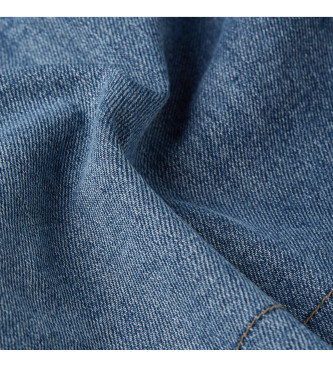 G-Star Jeans plisirane hlače modre barve