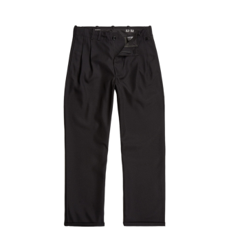 G-Star Pleated Chino Relaxed Trousers black