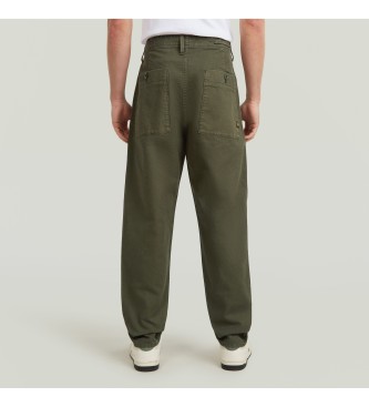 G-Star Jeans Pleated Chino Relaxed Tapered green
