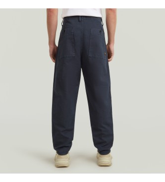 G-Star Jeans Pleated Chino Relaxed Tapered navy