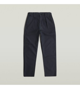 G-Star Jeans Pleated Chino Relaxed Tapered navy