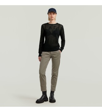 G-Star Jersey Pointelle negro