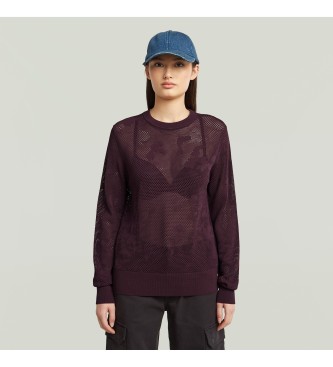 G-Star Jersey Pointelle marrn