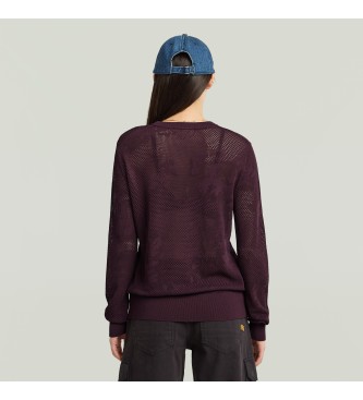 G-Star Jersey Pointelle marrn