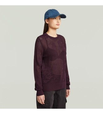 G-Star Jersey Pointelle marrn
