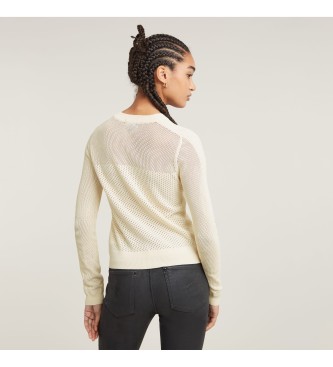 G-Star Pointelle beige jumper