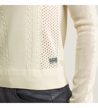 G-Star Maglione Pointelle beige